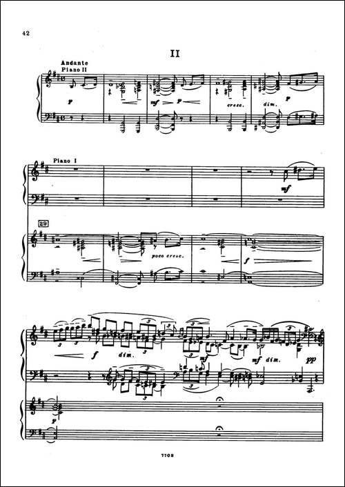 升f小调第一钢琴协奏曲 Op.1-双钢琴版-钢琴谱
