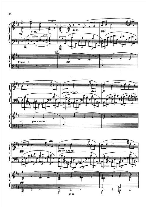 升f小调第一钢琴协奏曲 Op.1-双钢琴版-钢琴谱