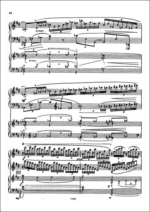 升f小调第一钢琴协奏曲 Op.1-双钢琴版-钢琴谱