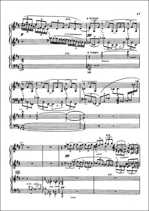 升f小调第一钢琴协奏曲 Op.1-双钢琴版-钢琴谱