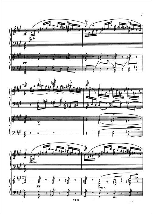 升f小调第一钢琴协奏曲 Op.1-双钢琴版-钢琴谱