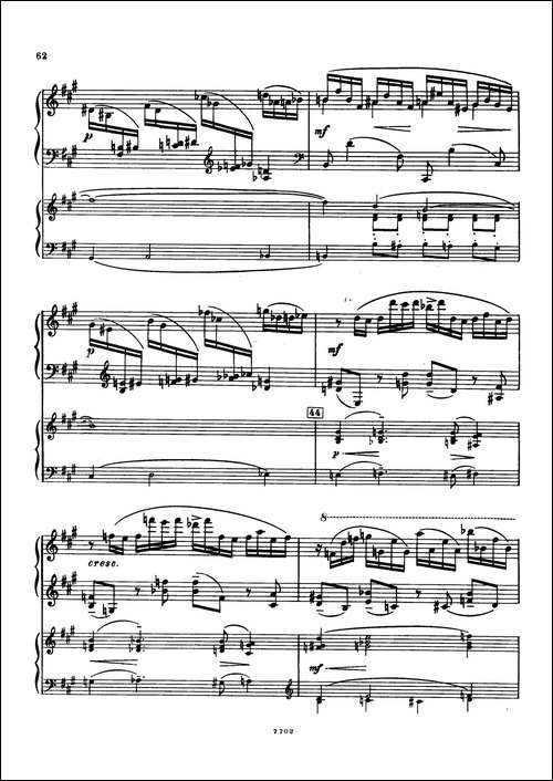 升f小调第一钢琴协奏曲 Op.1-双钢琴版-钢琴谱