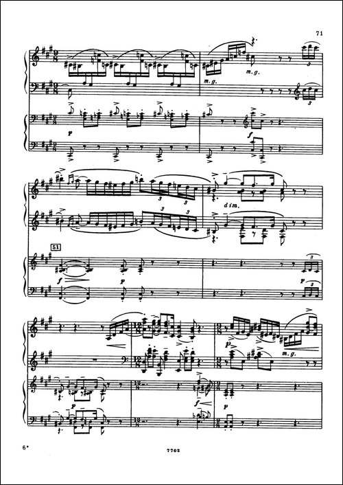 升f小调第一钢琴协奏曲 Op.1-双钢琴版-钢琴谱