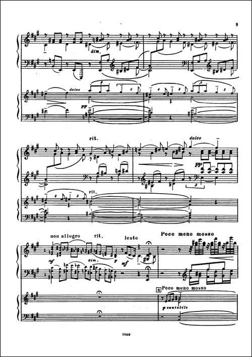 升f小调第一钢琴协奏曲 Op.1-双钢琴版-钢琴谱