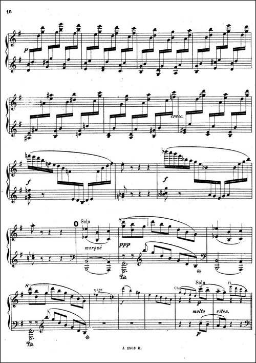 Symphony on a French Mountain Air Op.25-法国山歌交响曲·钢琴独奏·Ⅰ-钢琴谱