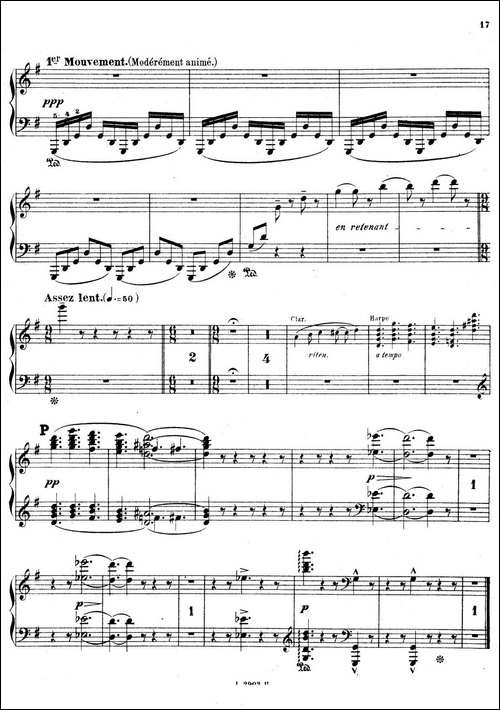 Symphony on a French Mountain Air Op.25-法国山歌交响曲·钢琴独奏·Ⅰ-钢琴谱