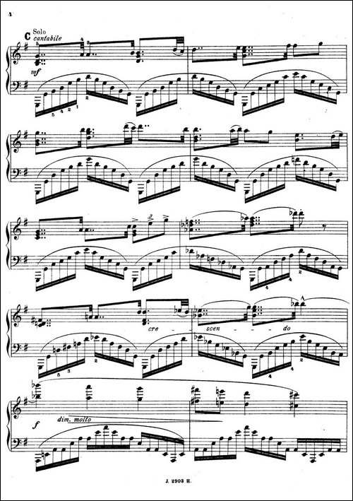 Symphony on a French Mountain Air Op.25-法国山歌交响曲·钢琴独奏·Ⅰ-钢琴谱