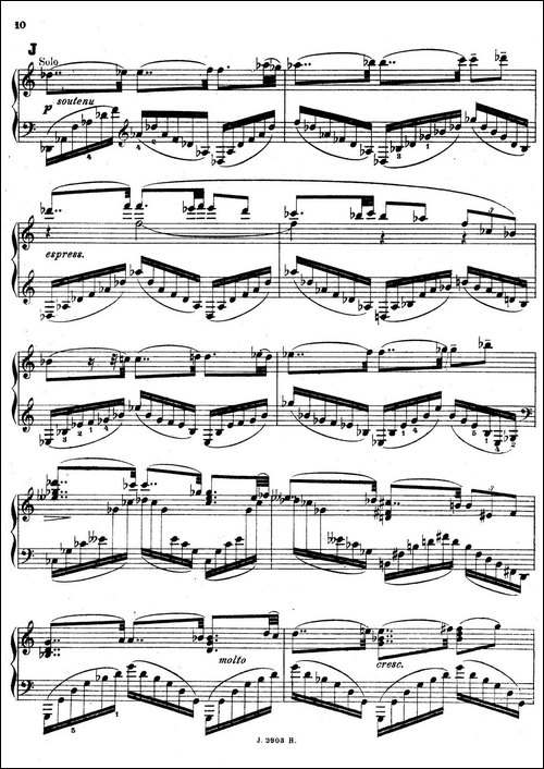 Symphony on a French Mountain Air Op.25-法国山歌交响曲·钢琴独奏·Ⅰ-钢琴谱