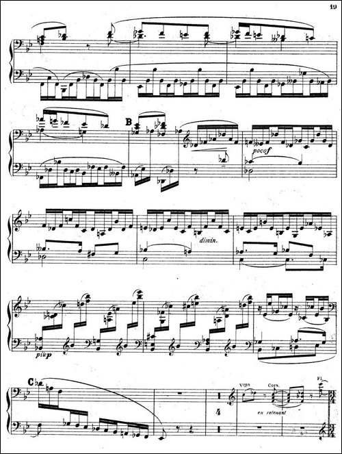 Symphony on a French Mountain Air Op.25-法国山歌交响曲·钢琴独奏·Ⅱ-钢琴谱