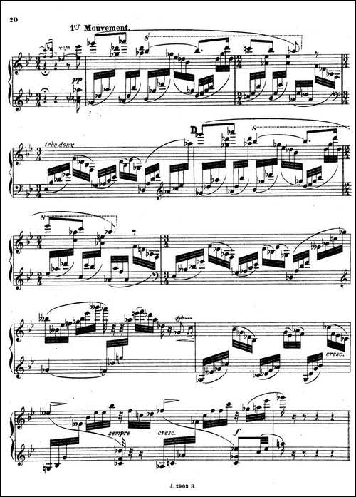Symphony on a French Mountain Air Op.25-法国山歌交响曲·钢琴独奏·Ⅱ-钢琴谱
