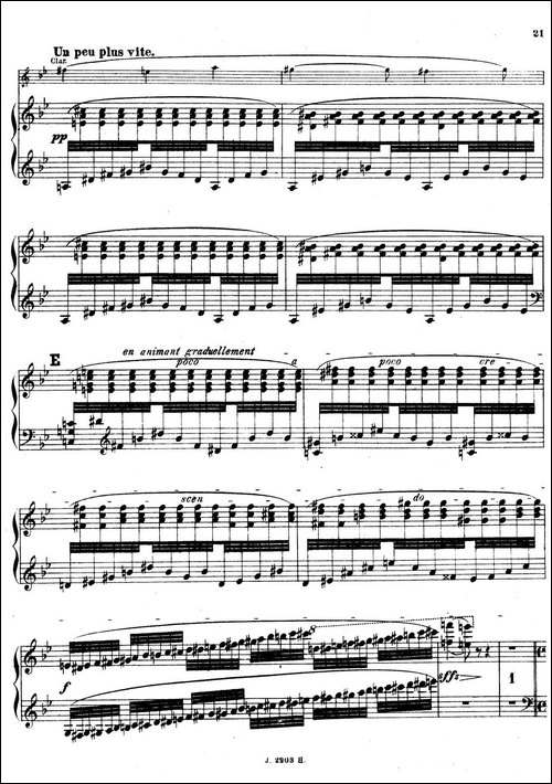 Symphony on a French Mountain Air Op.25-法国山歌交响曲·钢琴独奏·Ⅱ-钢琴谱