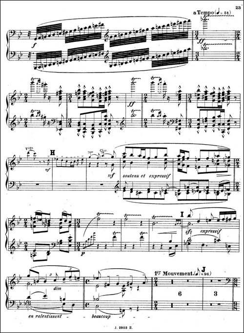 Symphony on a French Mountain Air Op.25-法国山歌交响曲·钢琴独奏·Ⅱ-钢琴谱
