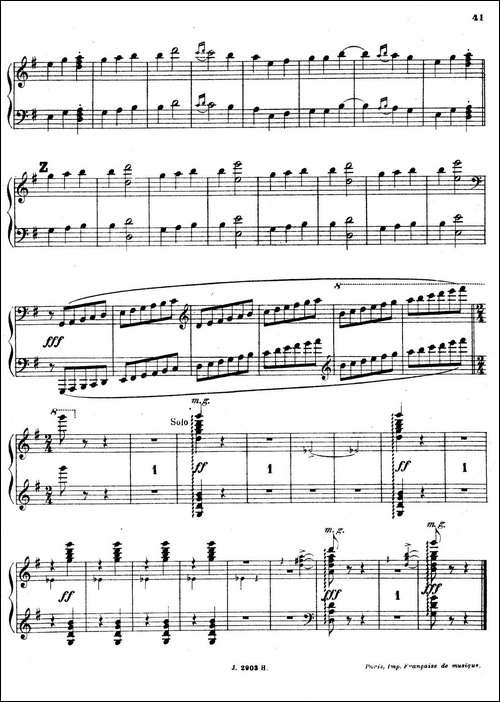 Symphony on a French Mountain Air Op.25-法国山歌交响曲·钢琴独奏·Ⅲ-钢琴谱