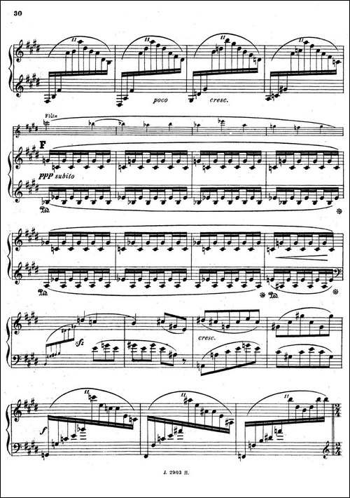 Symphony on a French Mountain Air Op.25-法国山歌交响曲·钢琴独奏·Ⅲ-钢琴谱