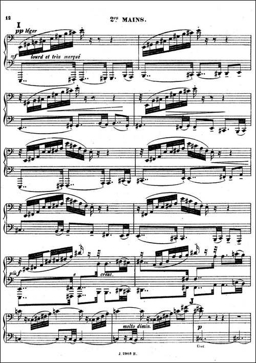 Symphony on a French Mountain Air Op.25-法国山歌交响曲·双钢琴·Ⅰ-钢琴谱