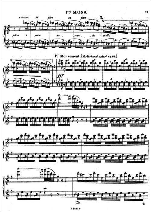 Symphony on a French Mountain Air Op.25-法国山歌交响曲·双钢琴·Ⅰ-钢琴谱