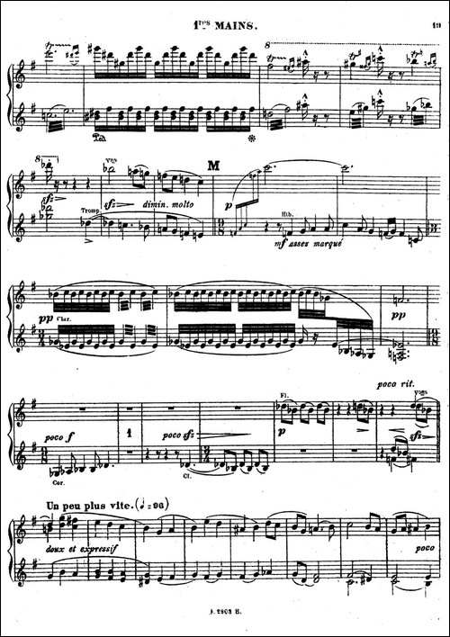 Symphony on a French Mountain Air Op.25-法国山歌交响曲·双钢琴·Ⅰ-钢琴谱