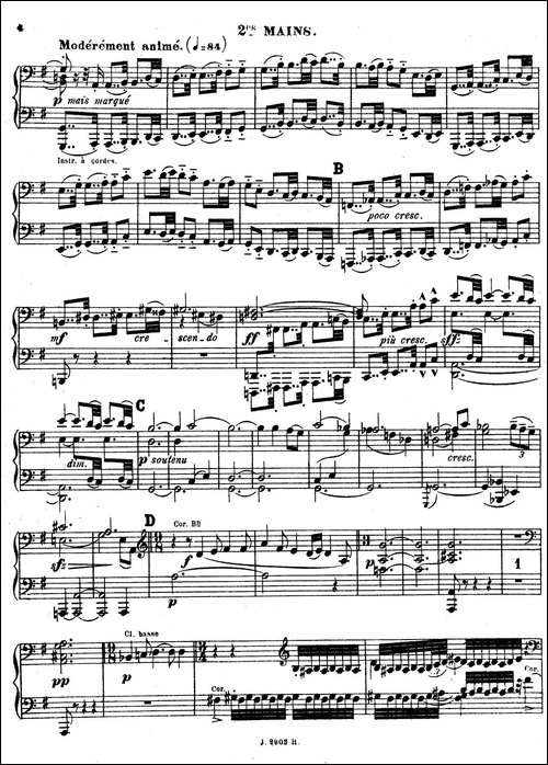 Symphony on a French Mountain Air Op.25-法国山歌交响曲·双钢琴·Ⅰ-钢琴谱
