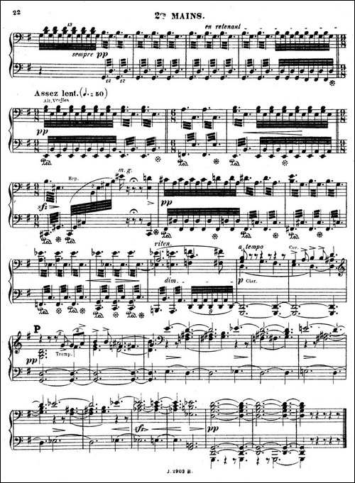 Symphony on a French Mountain Air Op.25-法国山歌交响曲·双钢琴·Ⅰ-钢琴谱