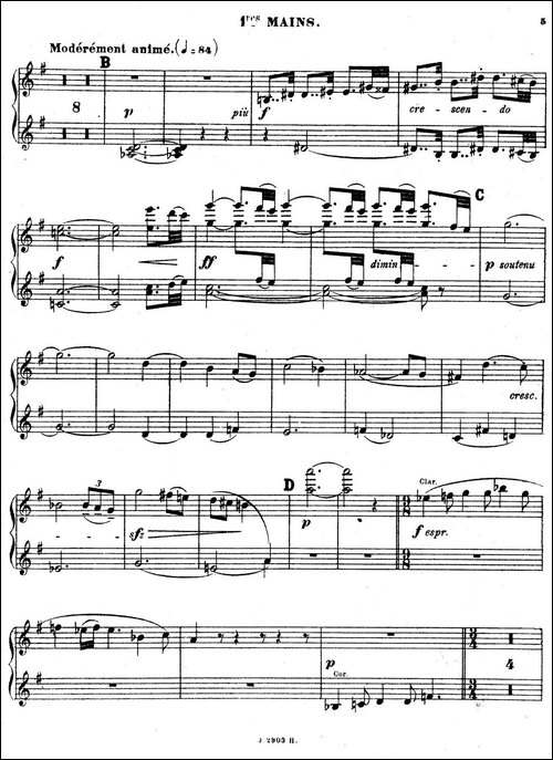 Symphony on a French Mountain Air Op.25-法国山歌交响曲·双钢琴·Ⅰ-钢琴谱