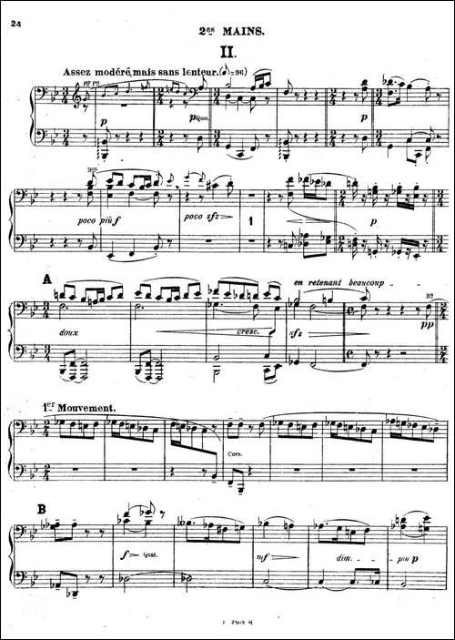 Symphony on a French Mountain Air Op.25-法国山歌交响曲·双钢琴·Ⅱ-钢琴谱