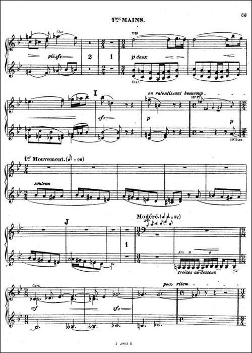 Symphony on a French Mountain Air Op.25-法国山歌交响曲·双钢琴·Ⅱ-钢琴谱