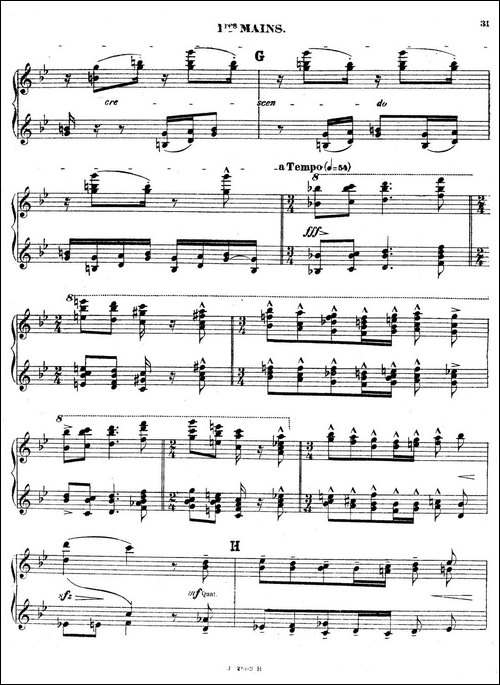 Symphony on a French Mountain Air Op.25-法国山歌交响曲·双钢琴·Ⅱ-钢琴谱