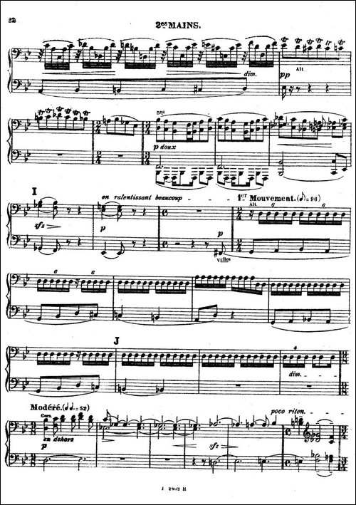 Symphony on a French Mountain Air Op.25-法国山歌交响曲·双钢琴·Ⅱ-钢琴谱