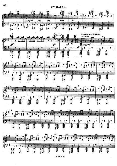 Symphony on a French Mountain Air Op.25-法国山歌交响曲·双钢琴·Ⅲ-钢琴谱