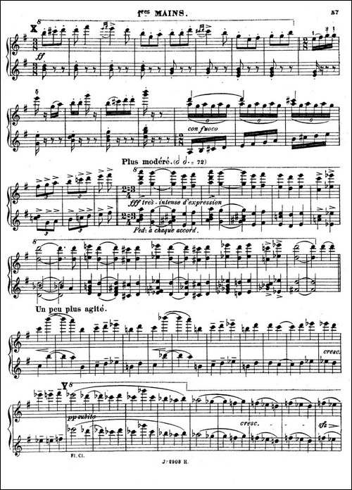 Symphony on a French Mountain Air Op.25-法国山歌交响曲·双钢琴·Ⅲ-钢琴谱