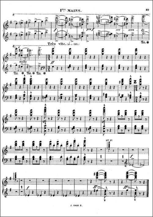 Symphony on a French Mountain Air Op.25-法国山歌交响曲·双钢琴·Ⅲ-钢琴谱