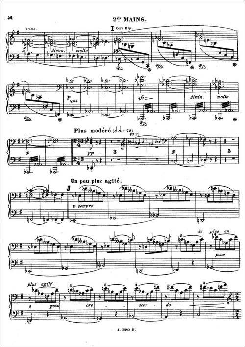 Symphony on a French Mountain Air Op.25-法国山歌交响曲·双钢琴·Ⅲ-钢琴谱