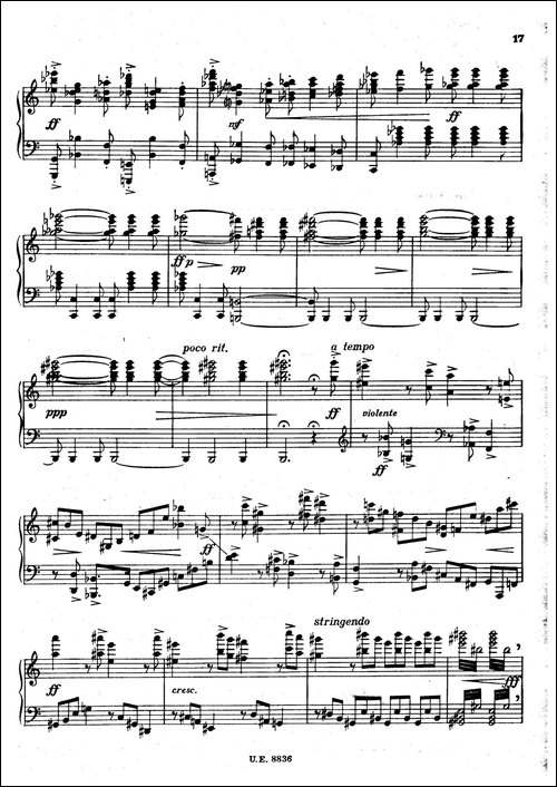 克热内克-第二钢琴奏鸣曲-Piano Sonata No.2 Op.59-钢琴谱