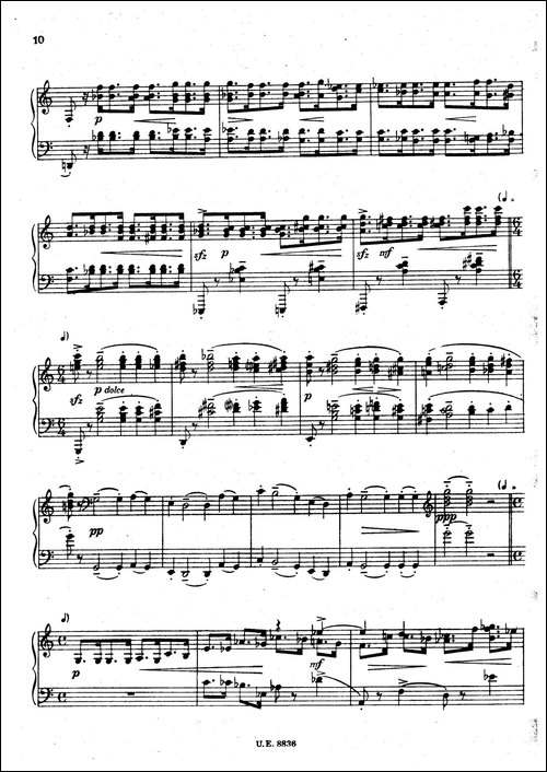 克热内克-第二钢琴奏鸣曲-Piano Sonata No.2 Op.59-钢琴谱