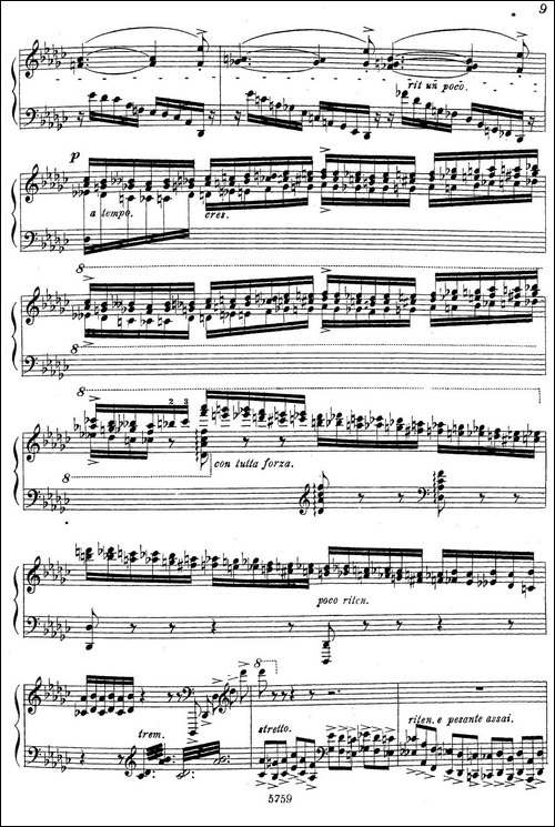 3首音乐会练习曲-Three Concert Etudes Op.24-Ⅰ-钢琴谱