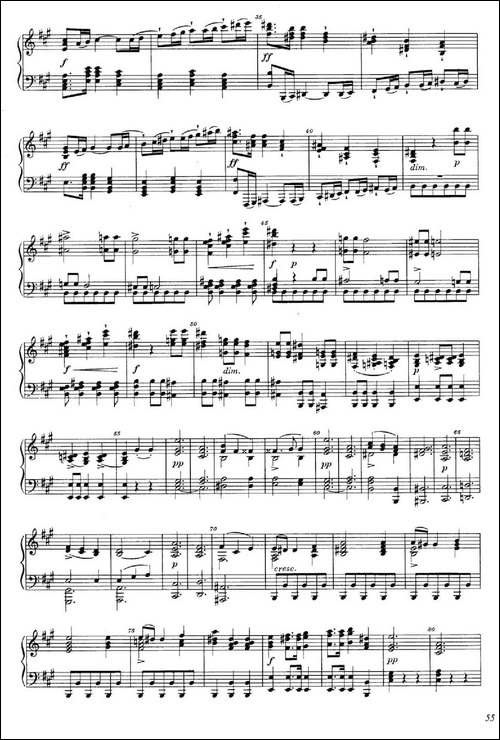 A大调钢琴大奏鸣曲-Grobe Sonate in A Major WWV 26-钢琴谱