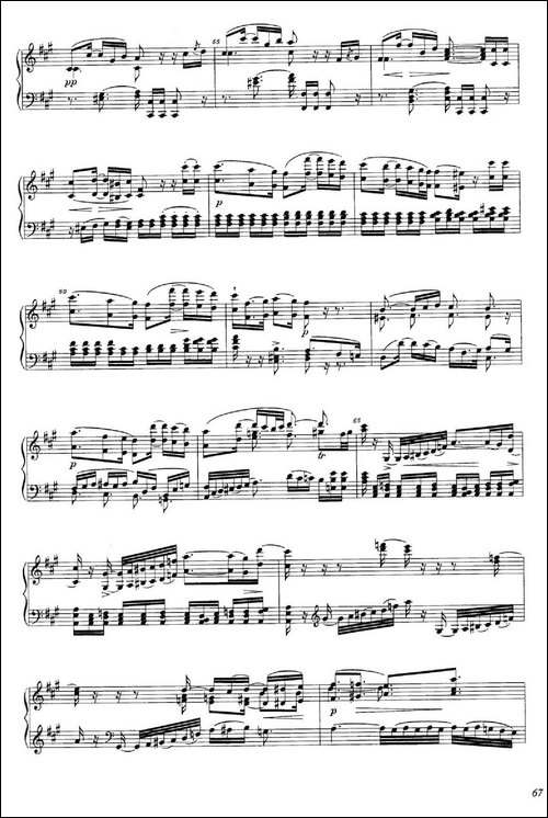 A大调钢琴大奏鸣曲-Grobe Sonate in A Major WWV 26-钢琴谱
