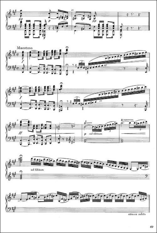 A大调钢琴大奏鸣曲-Grobe Sonate in A Major WWV 26-钢琴谱