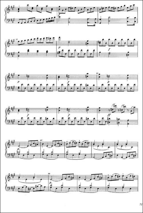 A大调钢琴大奏鸣曲-Grobe Sonate in A Major WWV 26-钢琴谱