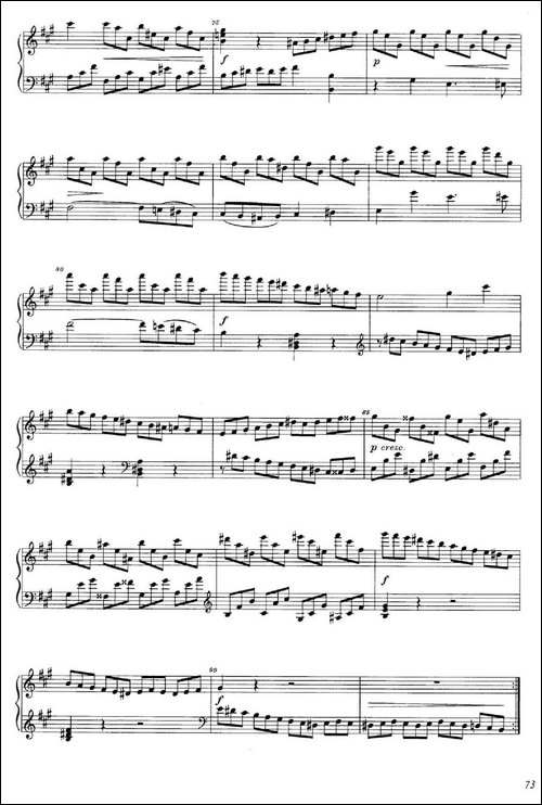 A大调钢琴大奏鸣曲-Grobe Sonate in A Major WWV 26-钢琴谱