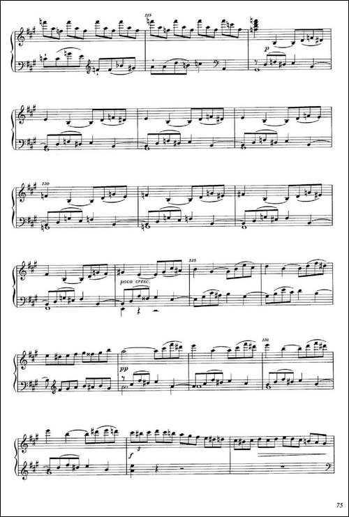 A大调钢琴大奏鸣曲-Grobe Sonate in A Major WWV 26-钢琴谱