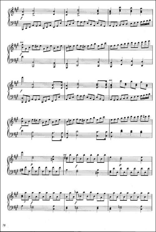 A大调钢琴大奏鸣曲-Grobe Sonate in A Major WWV 26-钢琴谱