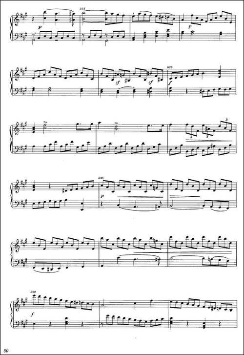 A大调钢琴大奏鸣曲-Grobe Sonate in A Major WWV 26-钢琴谱