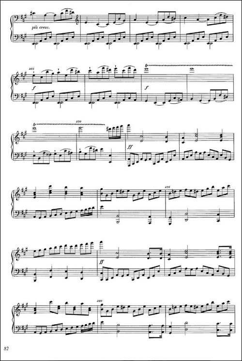 A大调钢琴大奏鸣曲-Grobe Sonate in A Major WWV 26-钢琴谱