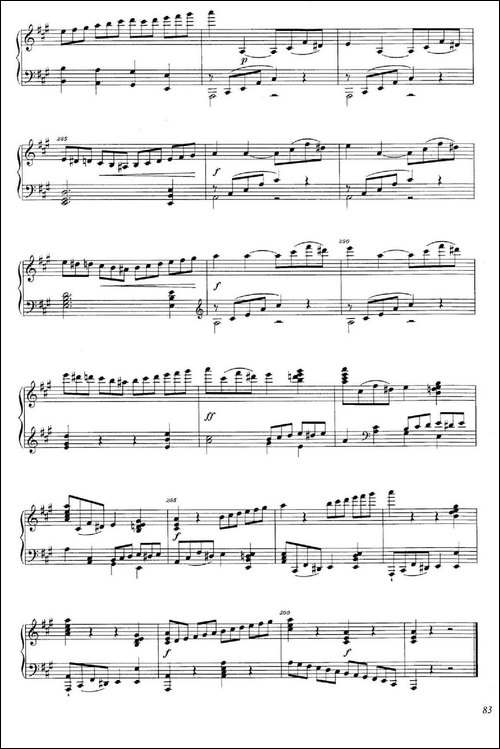A大调钢琴大奏鸣曲-Grobe Sonate in A Major WWV 26-钢琴谱