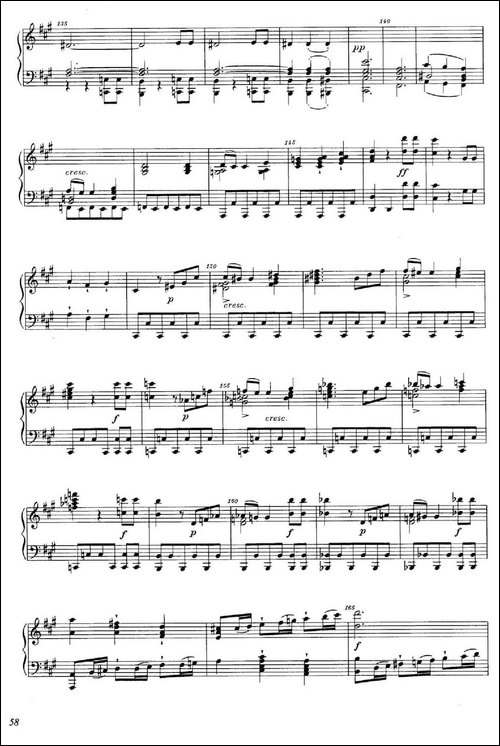 A大调钢琴大奏鸣曲-Grobe Sonate in A Major WWV 26-钢琴谱