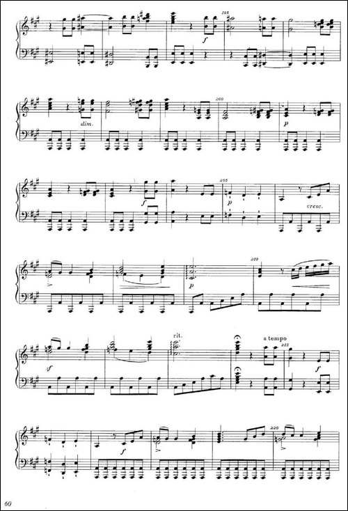 A大调钢琴大奏鸣曲-Grobe Sonate in A Major WWV 26-钢琴谱