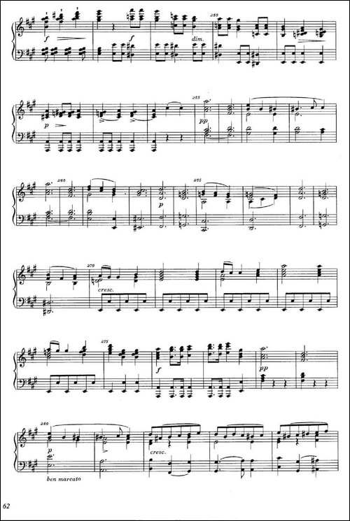 A大调钢琴大奏鸣曲-Grobe Sonate in A Major WWV 26-钢琴谱
