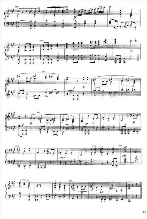 A大调钢琴大奏鸣曲-Grobe Sonate in A Major WWV 26-钢琴谱