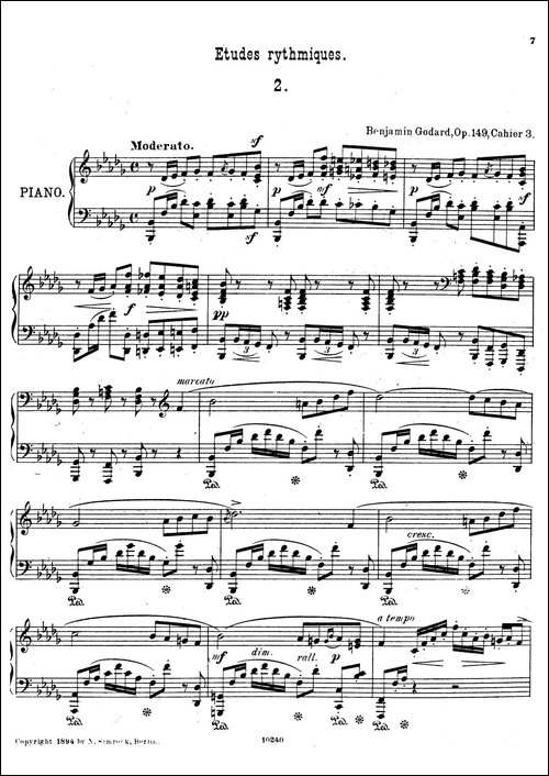 Etudes Rythmiques Op.149-节奏练习曲集-2-钢琴谱